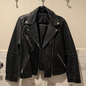 Genuine Leather H&M Australia Biker Moto Jacket